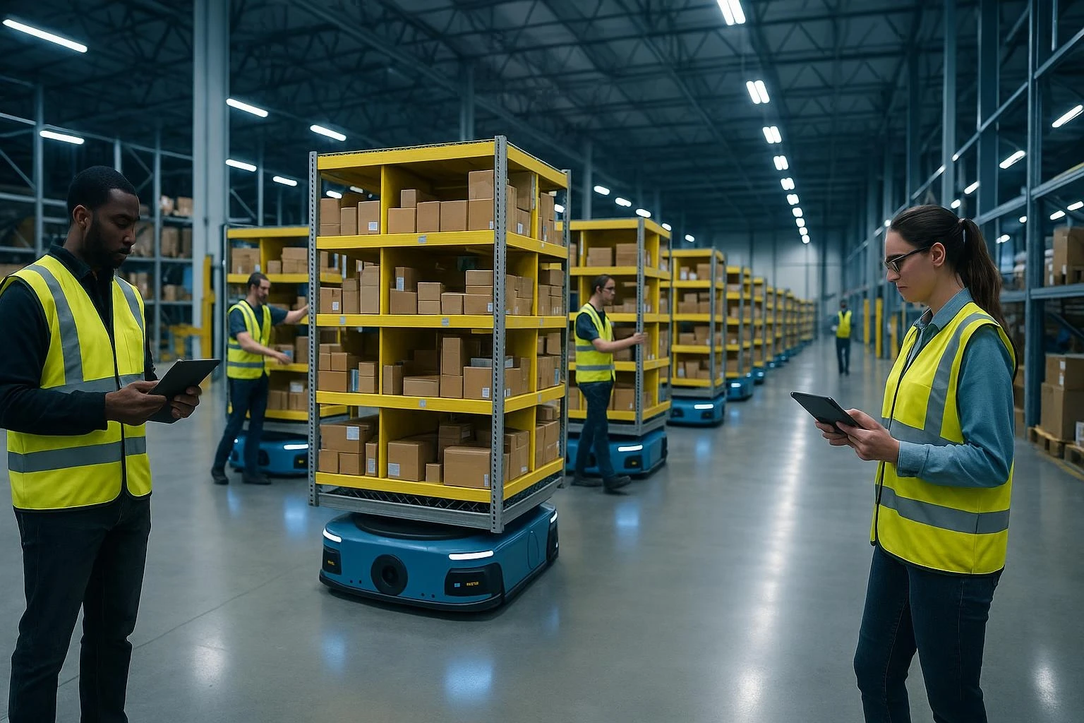 Amazon倉庫に見るAI時代の働き方