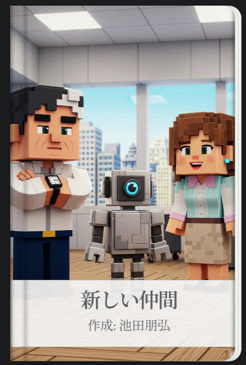マインクラフト風の絵本