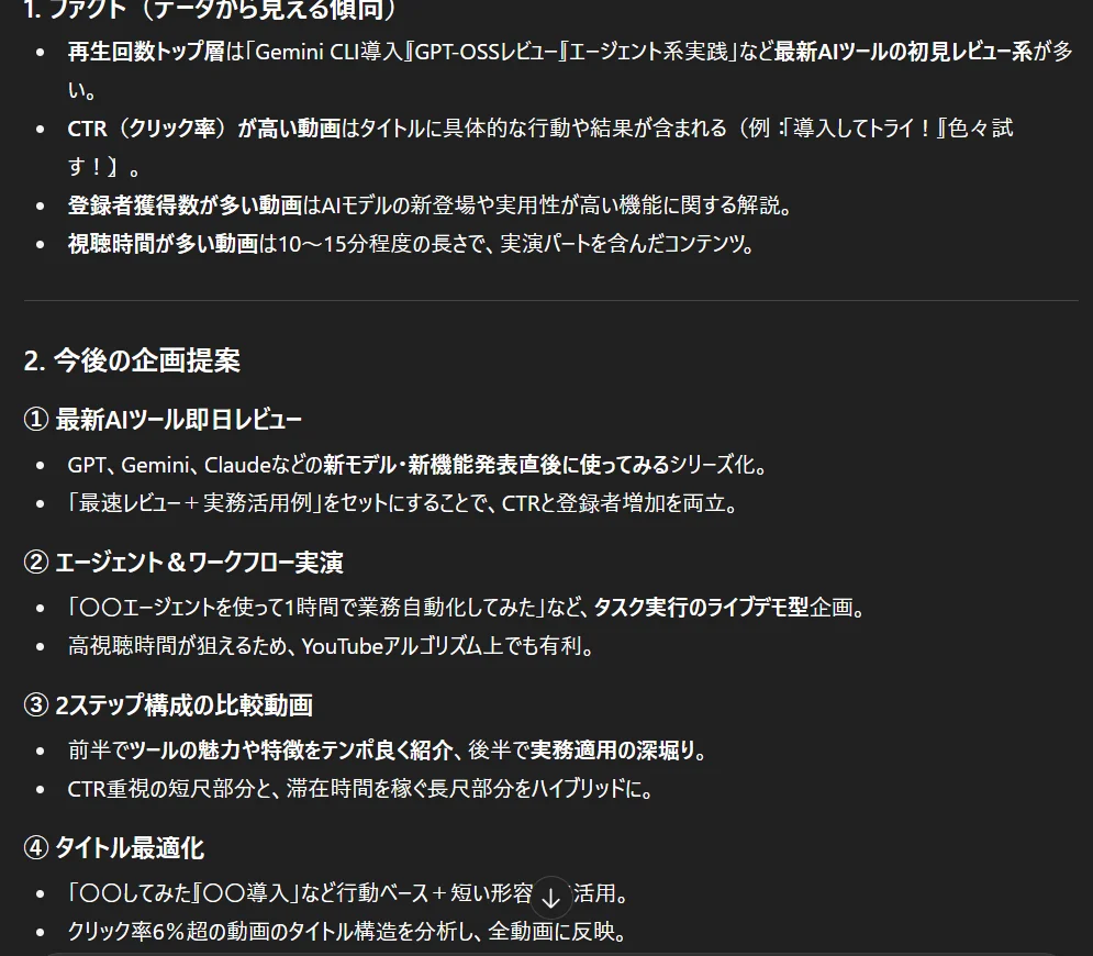 AI動画コンテンツの傾向分析と、GPT-5時代を見据えた企画提案
