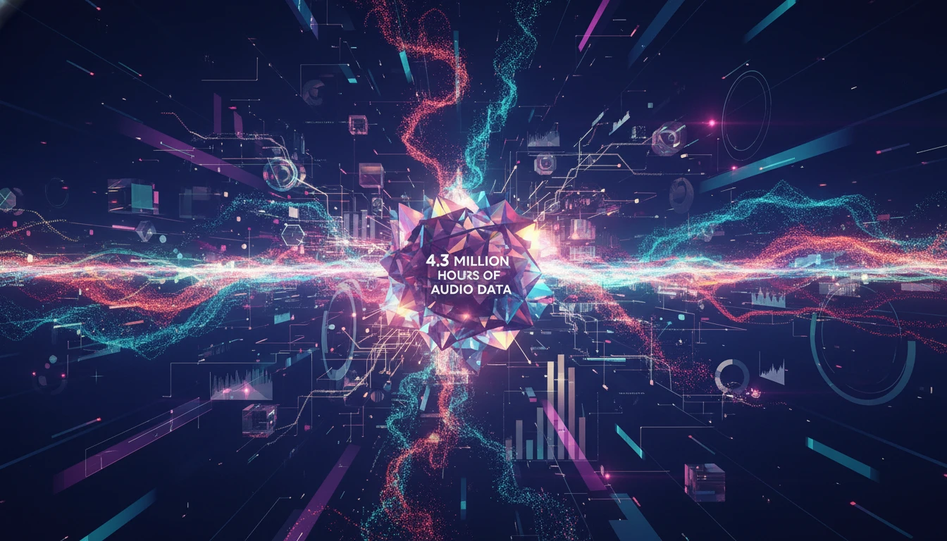 430万時間の多様なデータセットで学習