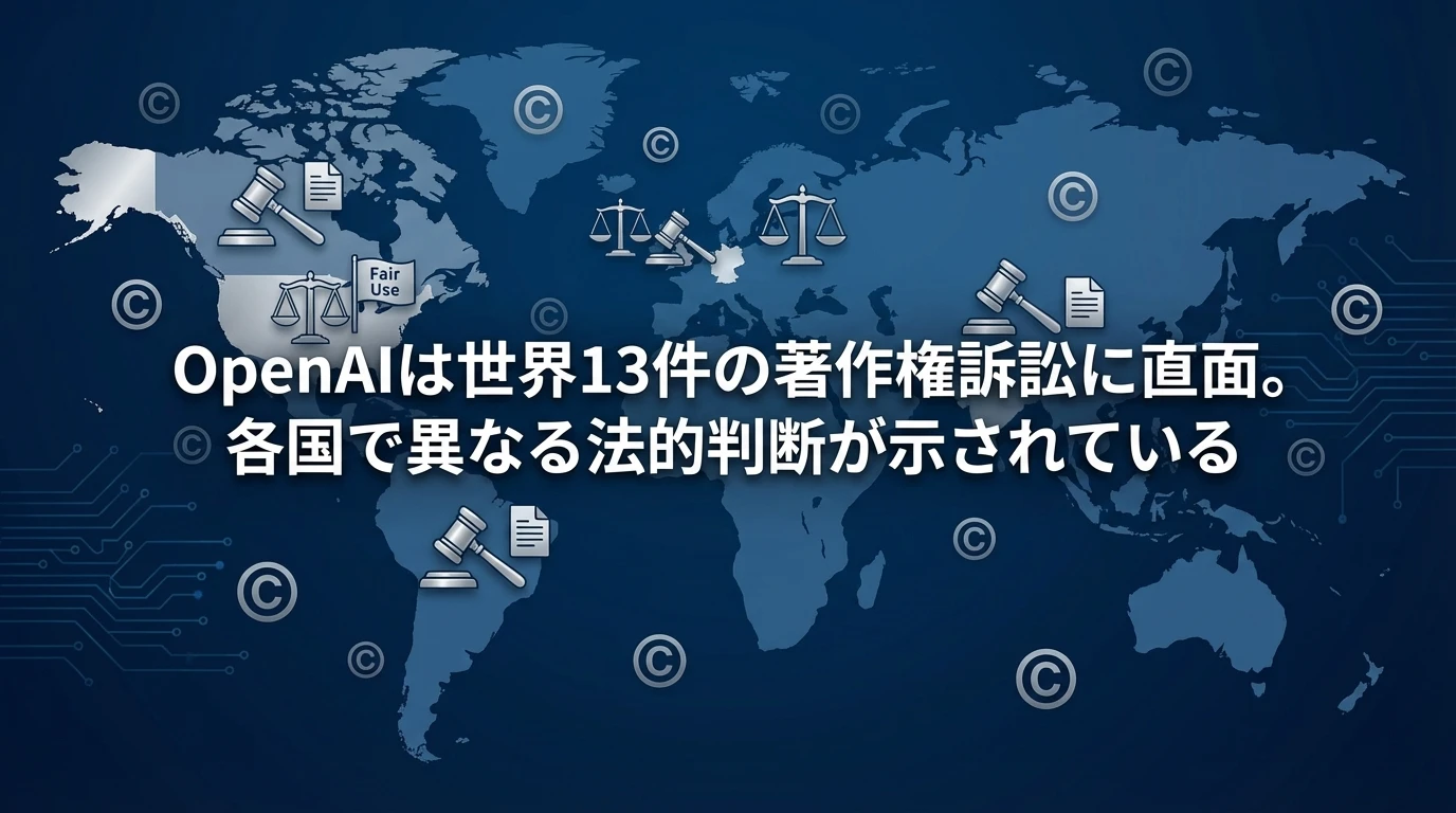 heading_世界的な著作権訴訟の現状と今後の展望_20251127_195116 - 生成AIビジネス活用研究所 世界的な著作権訴訟の現状と今後の展望