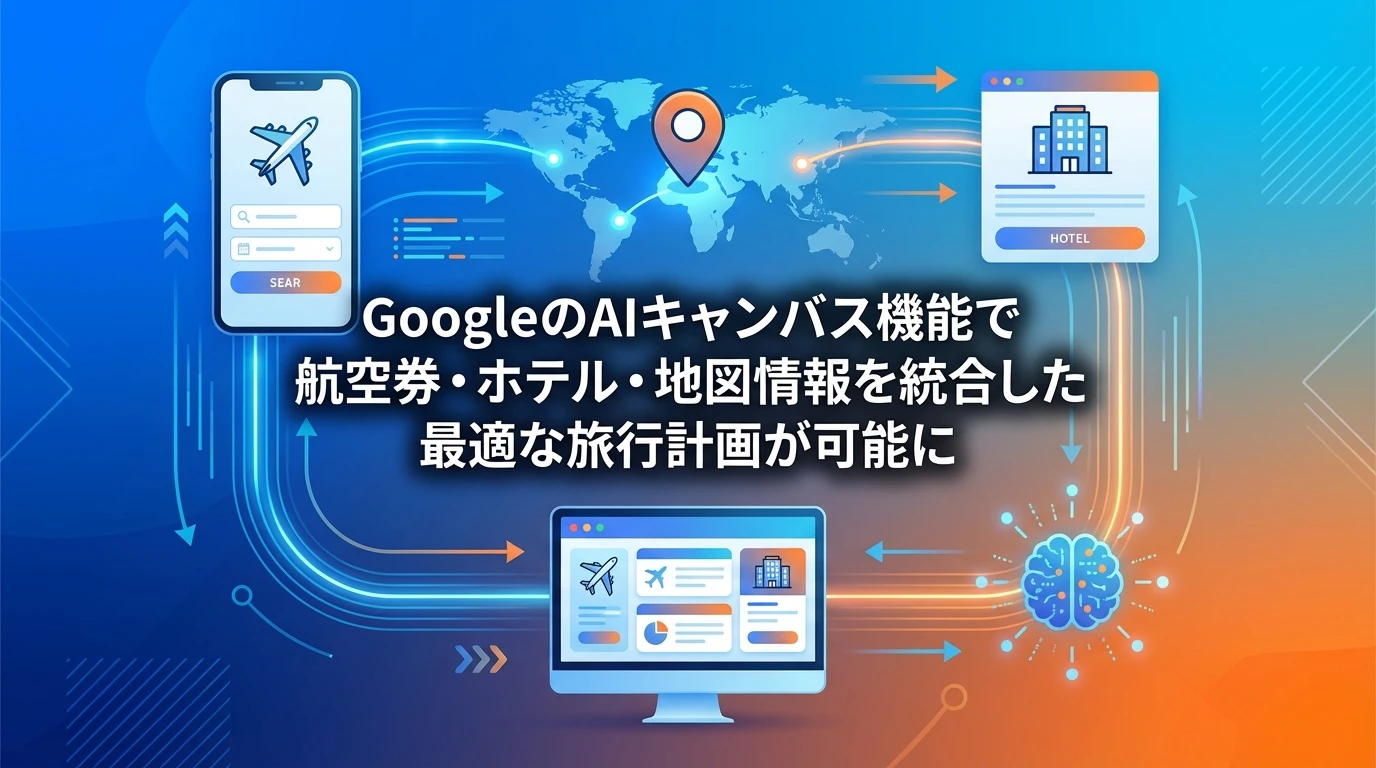 AIモードとキャンバス機能：旅行計画の新たな可能性