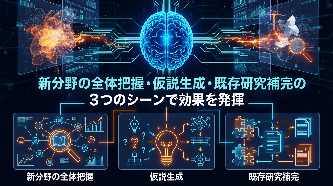 ディープリサーチ機能の最適な活用シーン