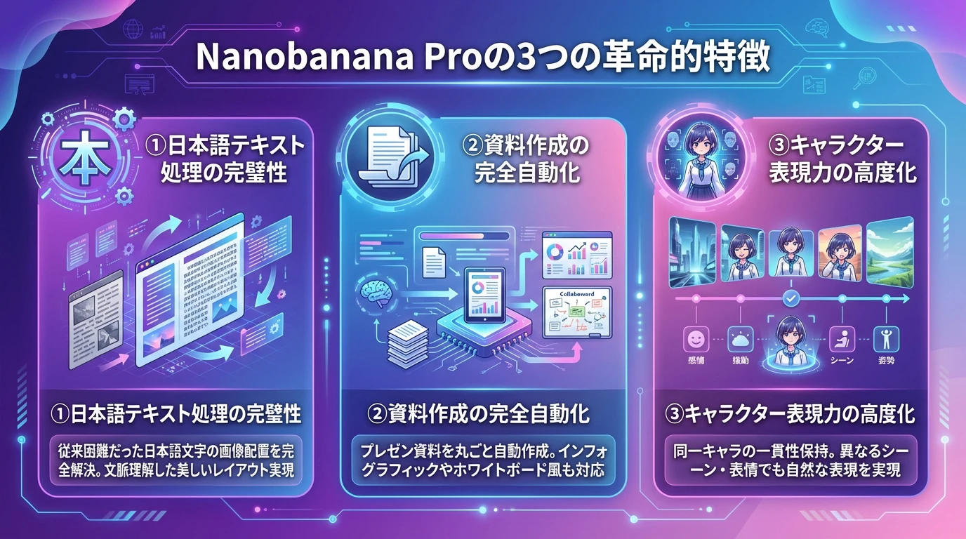heading_Nanobanana Proの3つの革命的特徴_20251122_205935 - 生成AIビジネス活用研究所 Nanobanana Proの3つの革命的特徴