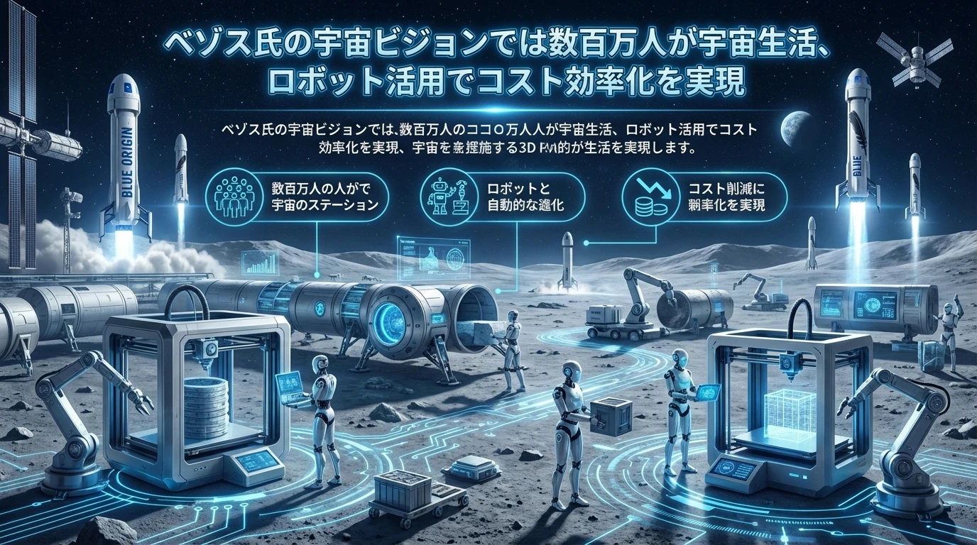 ベゾス氏の宇宙開発ビジョンとの関連性