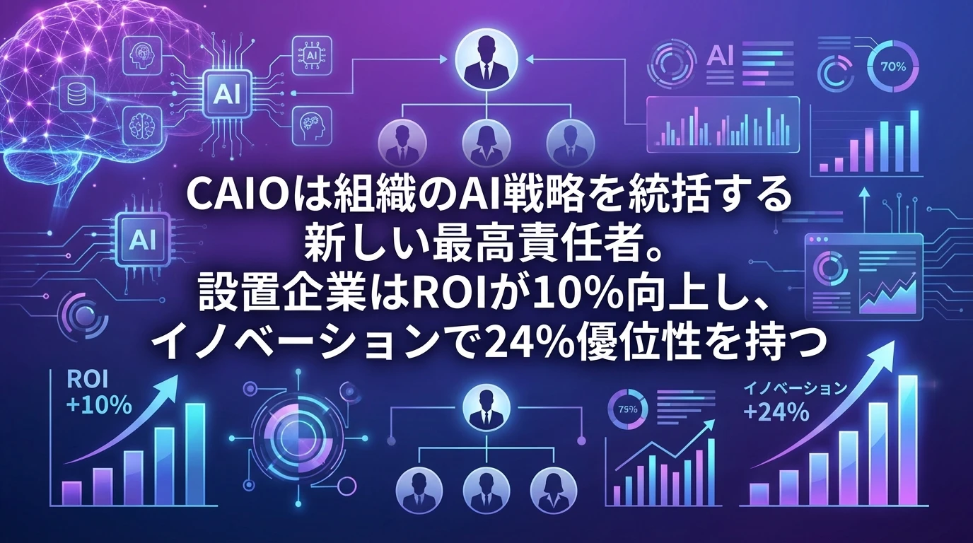 CAIOとは何か？企業のAI戦略を統括する新しいリーダー