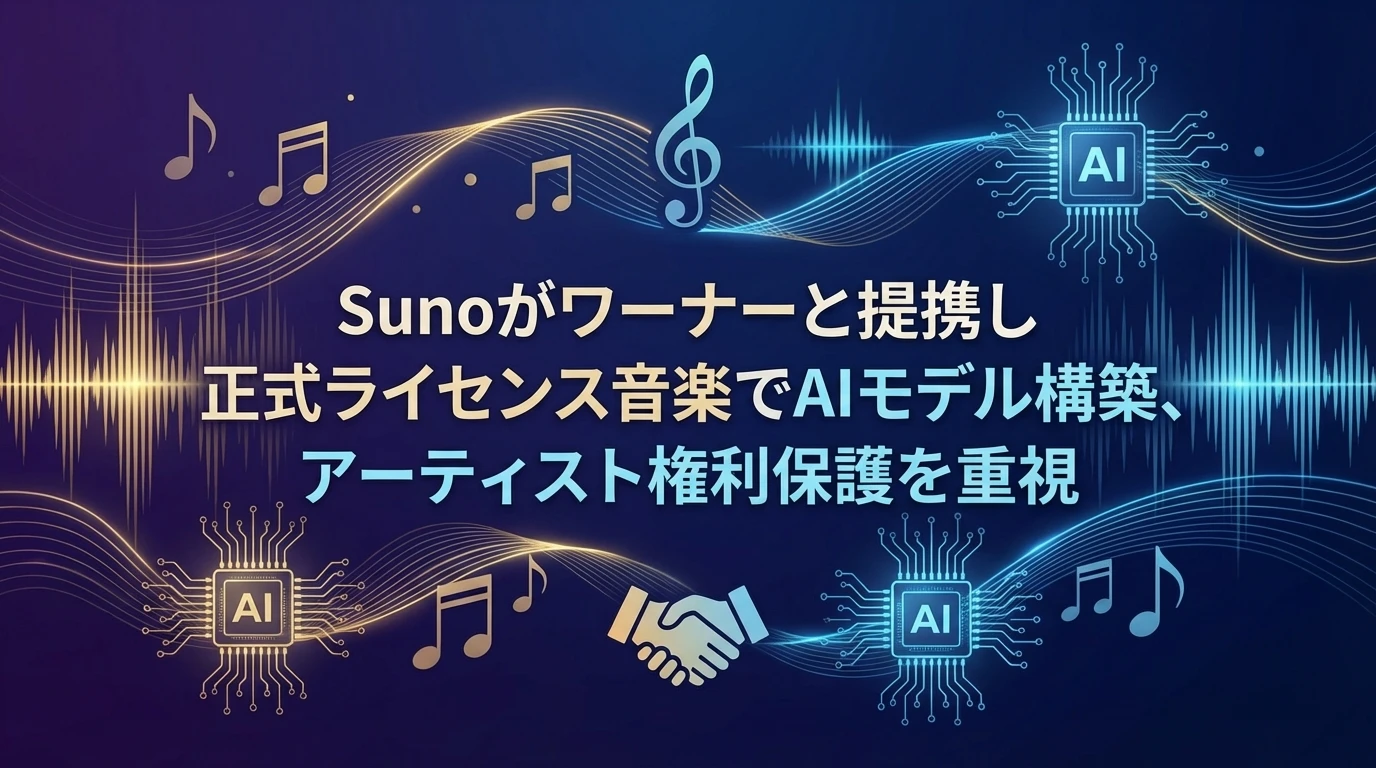 Sunoとワーナー・ミュージック・グループの提携内容