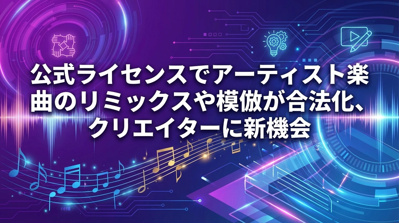音楽クリエイターとインフルエンサーへの新たな機会