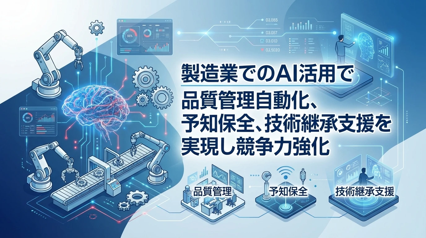 製造業への展開：日本の産業競争力強化への貢献
