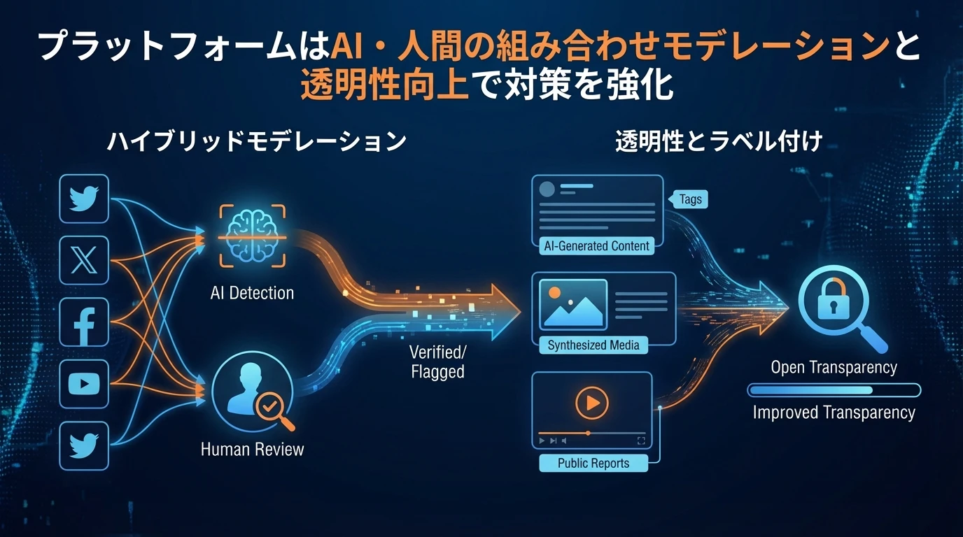 プラットフォーム側の対策と課題