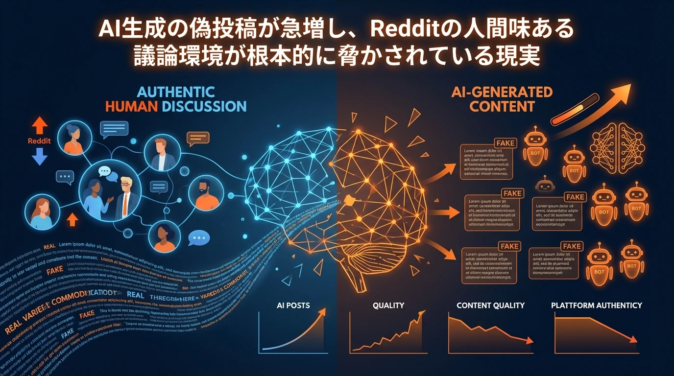 Redditで起きているAIコンテンツ問題の実態