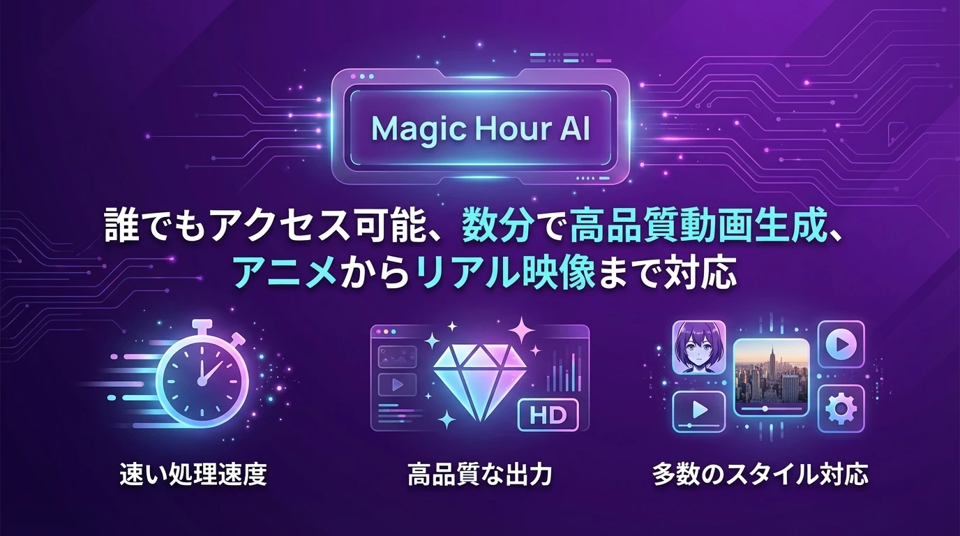 heading_1 Magic Hour最もバランスの取れたSora 2代替_20251203_083044 - 生成AIビジネス活用研究所 1. Magic Hour|最もバランスの取れたSora 2代替ツール