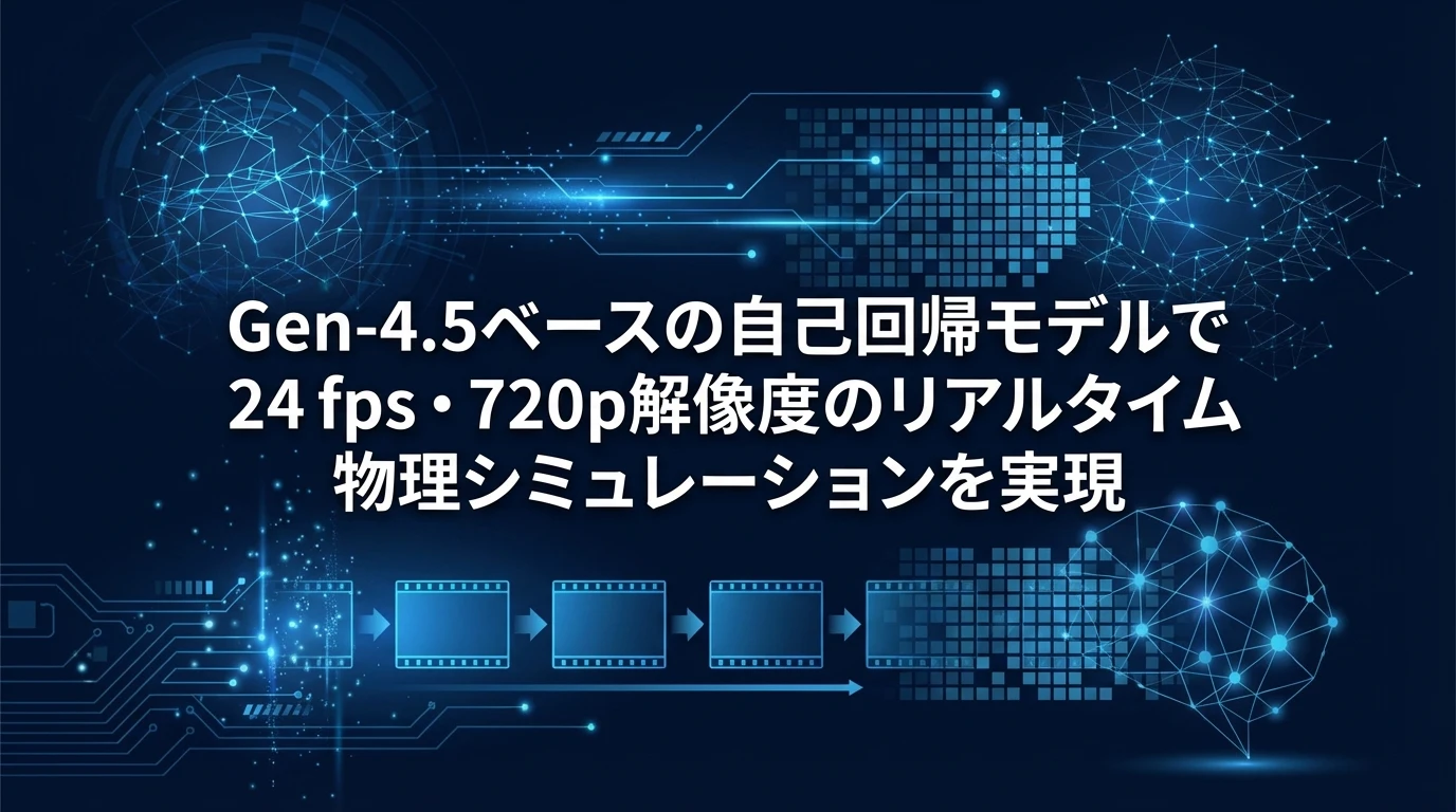 heading_技術的アーキテクチャGen-45ベースの自己回帰モデル_20251215_082850 - 生成AIビジネス活用研究所 技術的アーキテクチャ:Gen-4.5ベースの自己回帰モデル