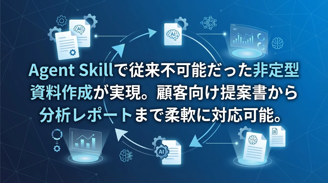 非定型資料作成への応用可能性