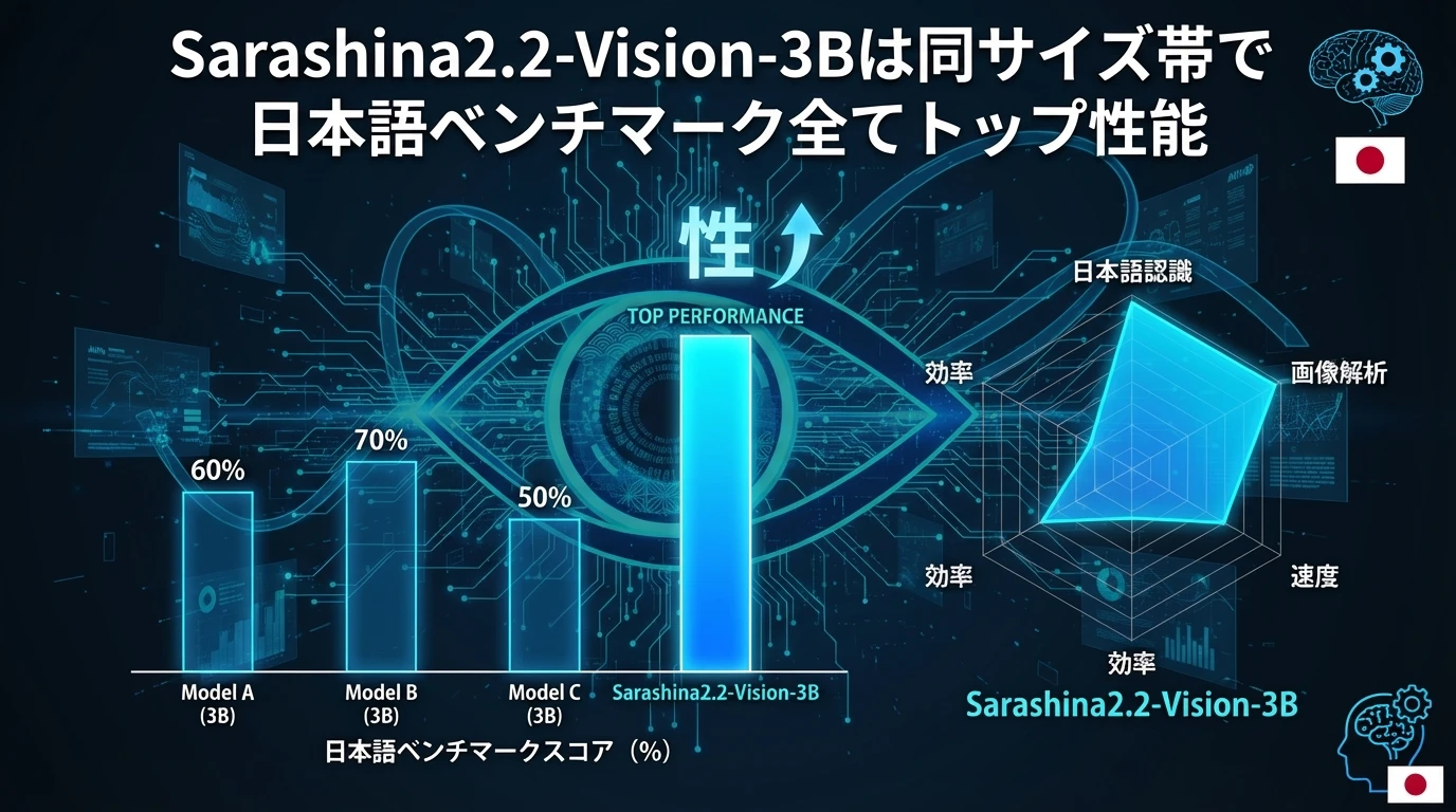heading_性能比較同サイズ帯でトップクラスの実力_20251202_100617 - 生成AIビジネス活用研究所 性能比較:同サイズ帯でトップクラスの実力