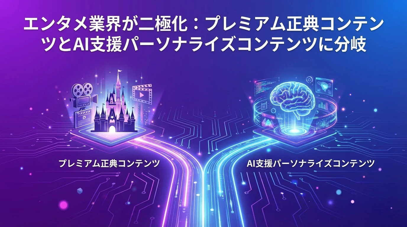heading_未来への展望エンターテインメント業界の変革_20251218_081520 - 生成AIビジネス活用研究所 未来への展望:エンターテインメント業界の変革