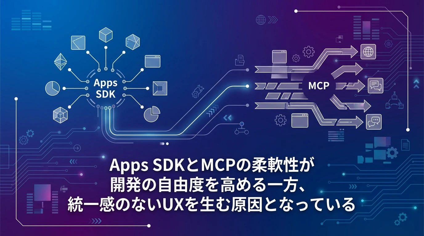 技術的基盤：Apps SDKとModel Context Protocolの仕組み