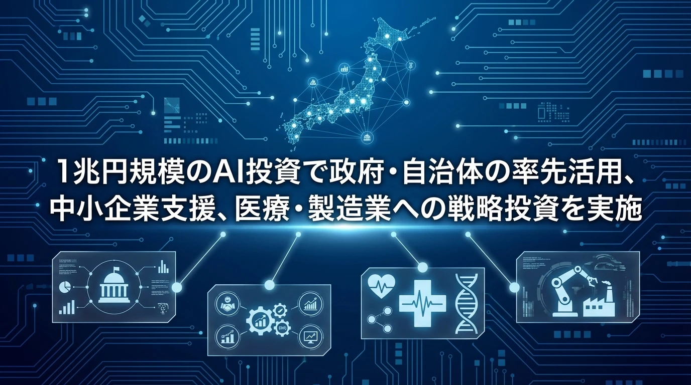 具体的な施策内容：1兆円投資の内訳と効果