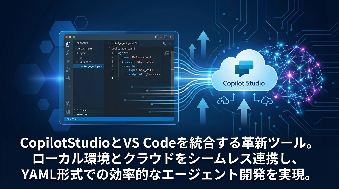 heading_Copilot Studio VS Code拡張機能とは革新_20260118_155502 - 生成AIビジネス活用研究所 Copilot Studio VS Code拡張機能とは?革新的な開発環境の誕生