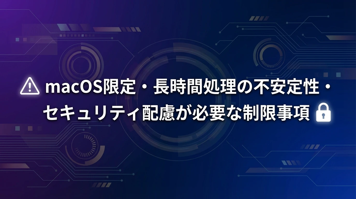 heading_実際の使用で感じた制限事項と注意点_20260118_155716 - 生成AIビジネス活用研究所 実際の使用で感じた制限事項と注意点