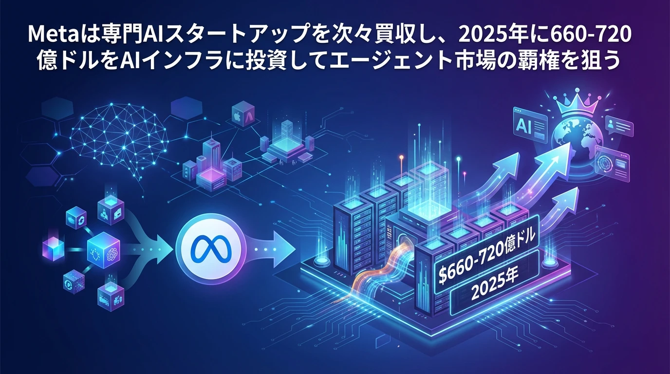 Meta戦略の核心：AI エージェント市場での覇権確立
