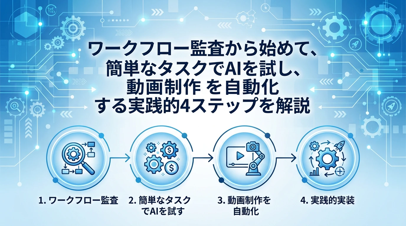 5. 今週から始められる！AI広告活用の4ステップ