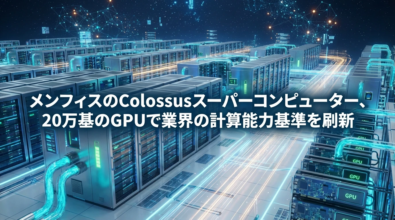 Colossusスーパーコンピューター：AI訓練の新基準を確立