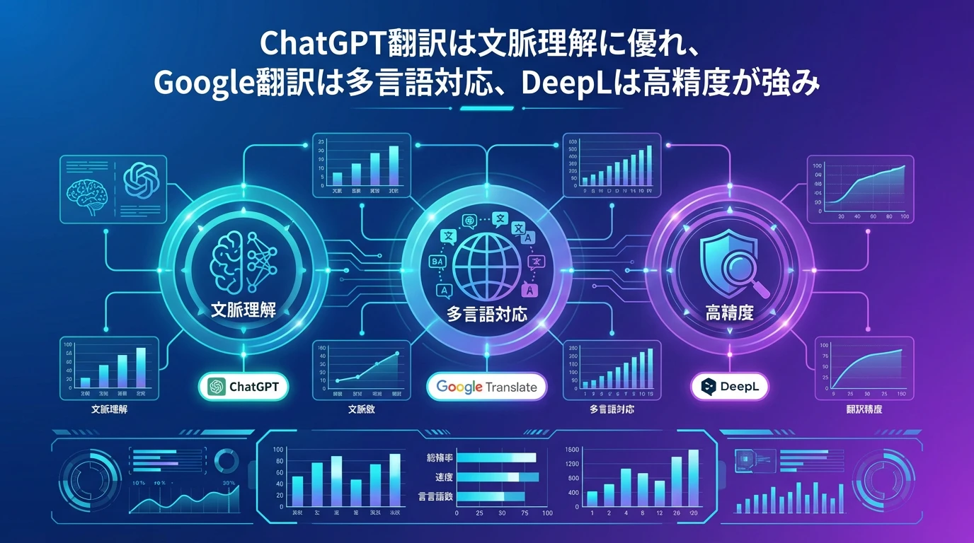 既存翻訳サービスとの比較：ChatGPT Translateの立ち位置