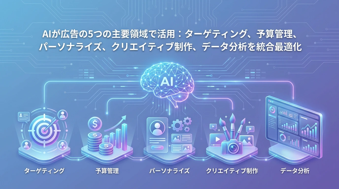 2. 広告担当者がAIを活用している5つの主要領域