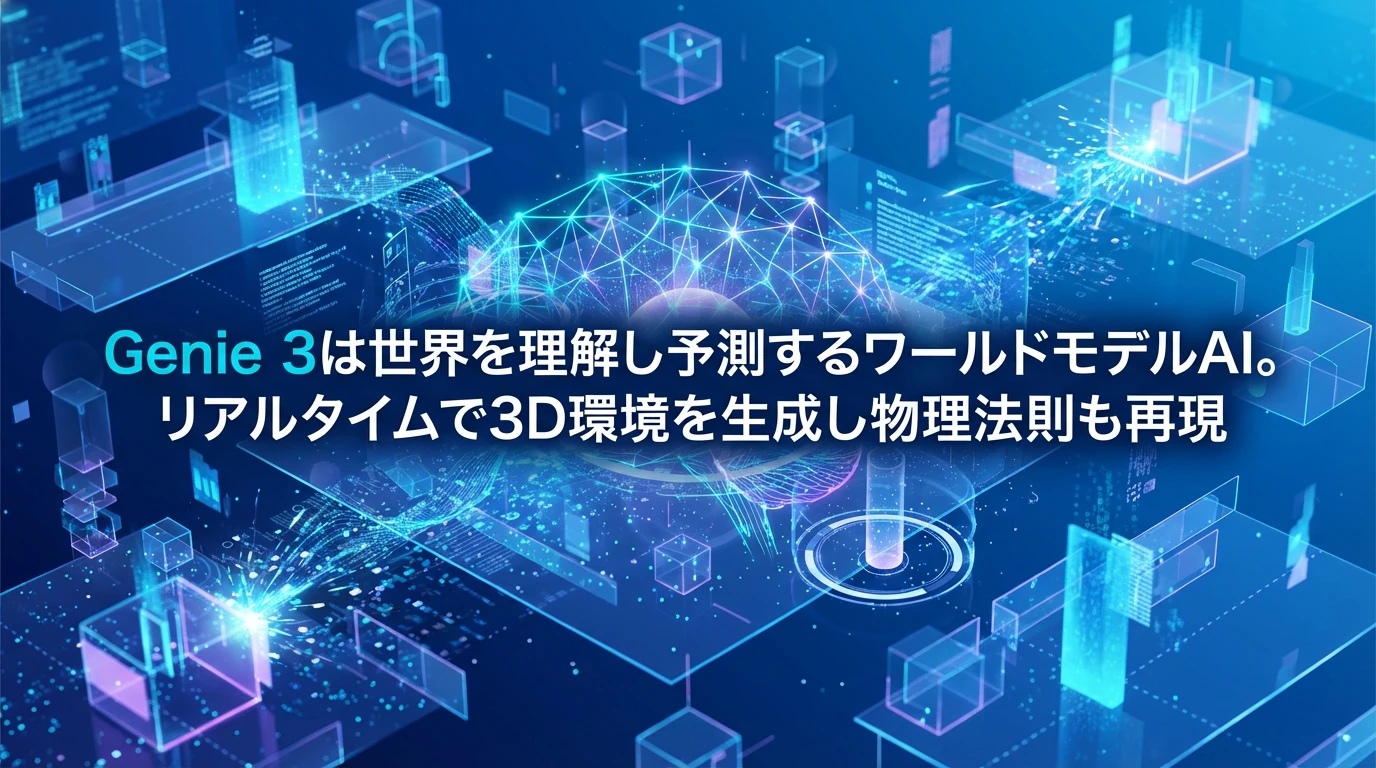 Project Genieとは？ワールドモデルAIの革新的な仕組み