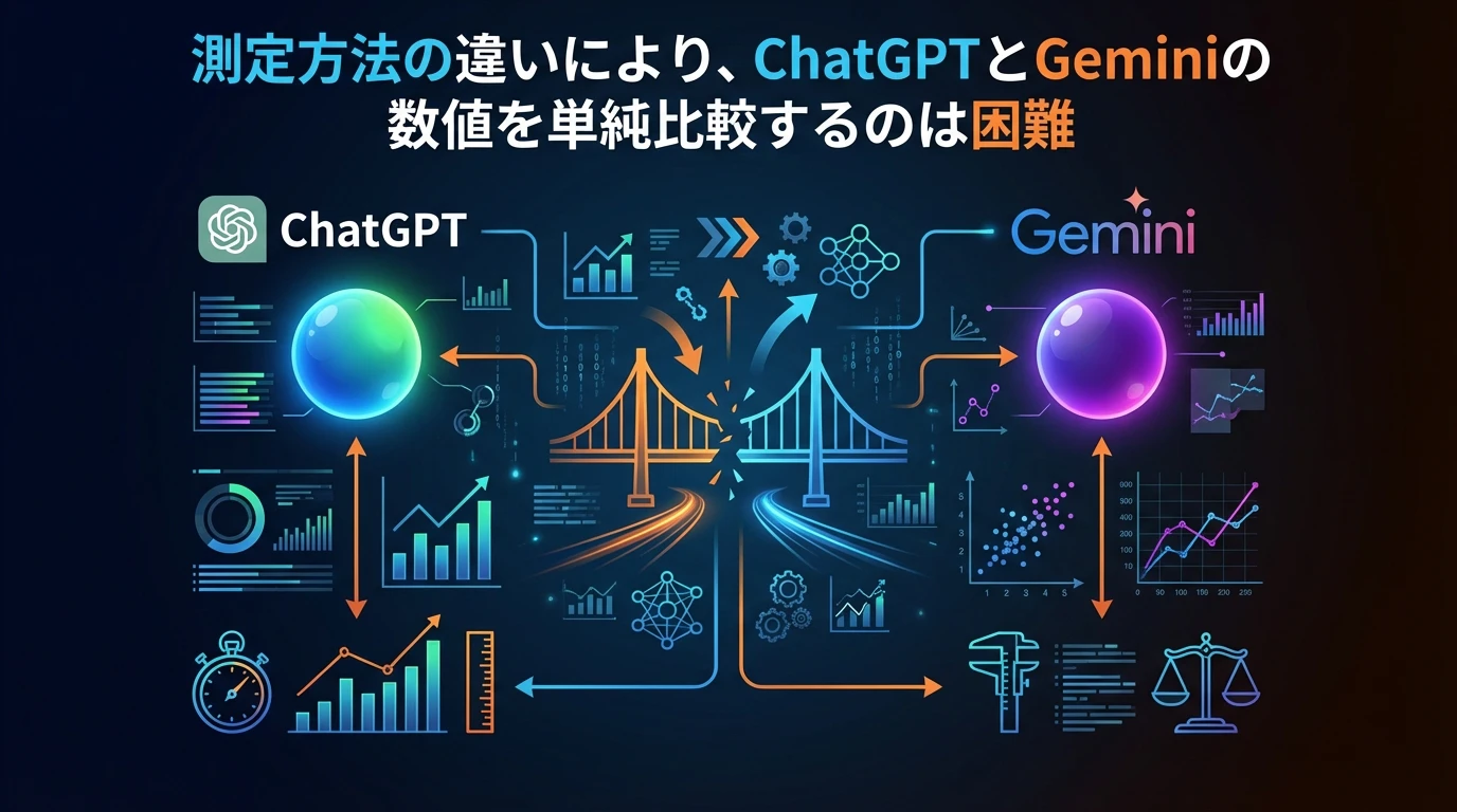 ChatGPT との指標比較：なぜ数字が異なるのか？