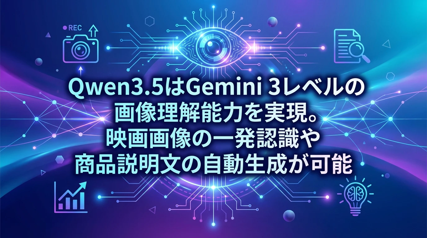 驚異的な画像理解能力：Gemini 3クラスの性能を実現