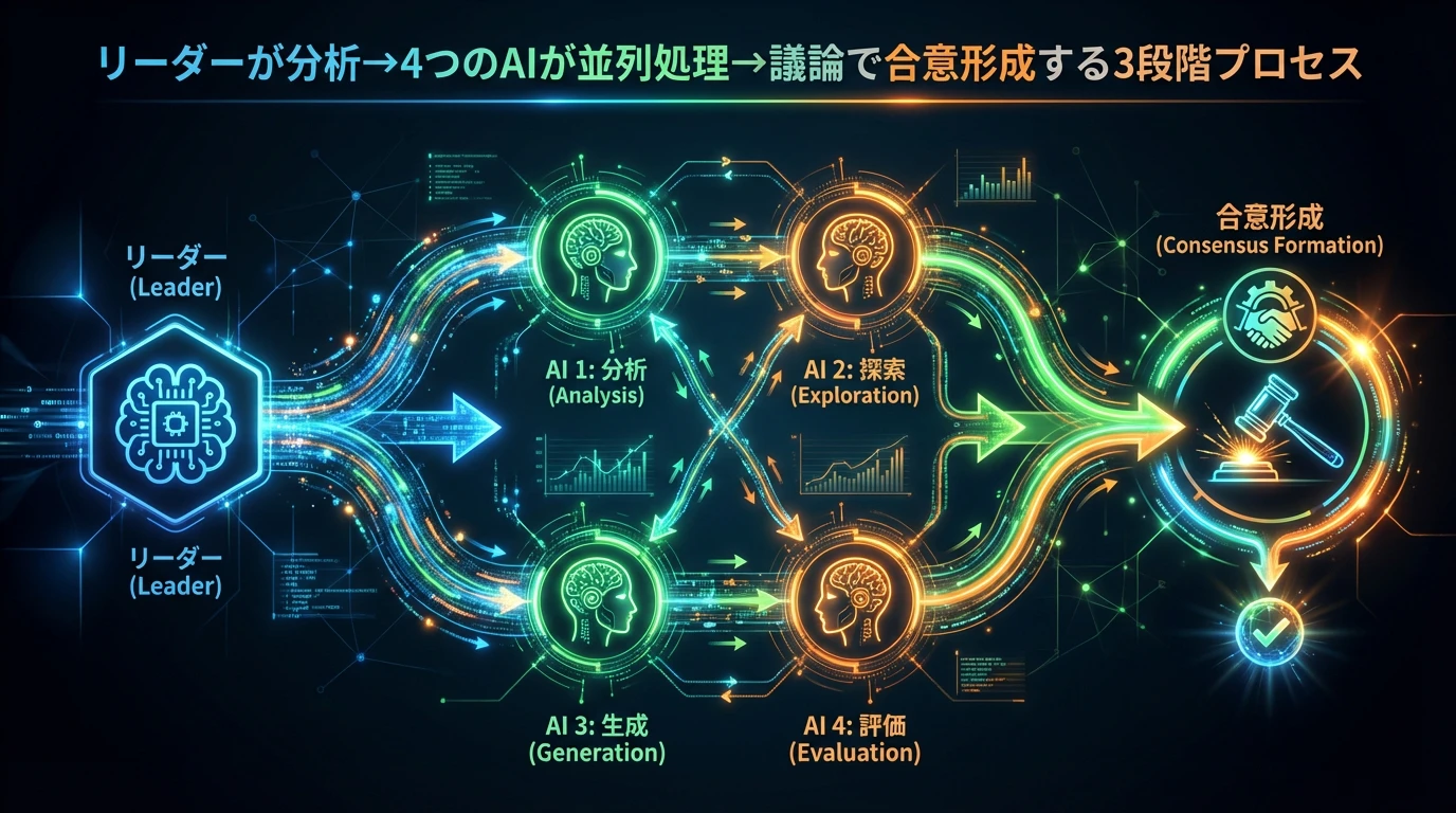 マルチエージェントシステムの動作メカニズム
