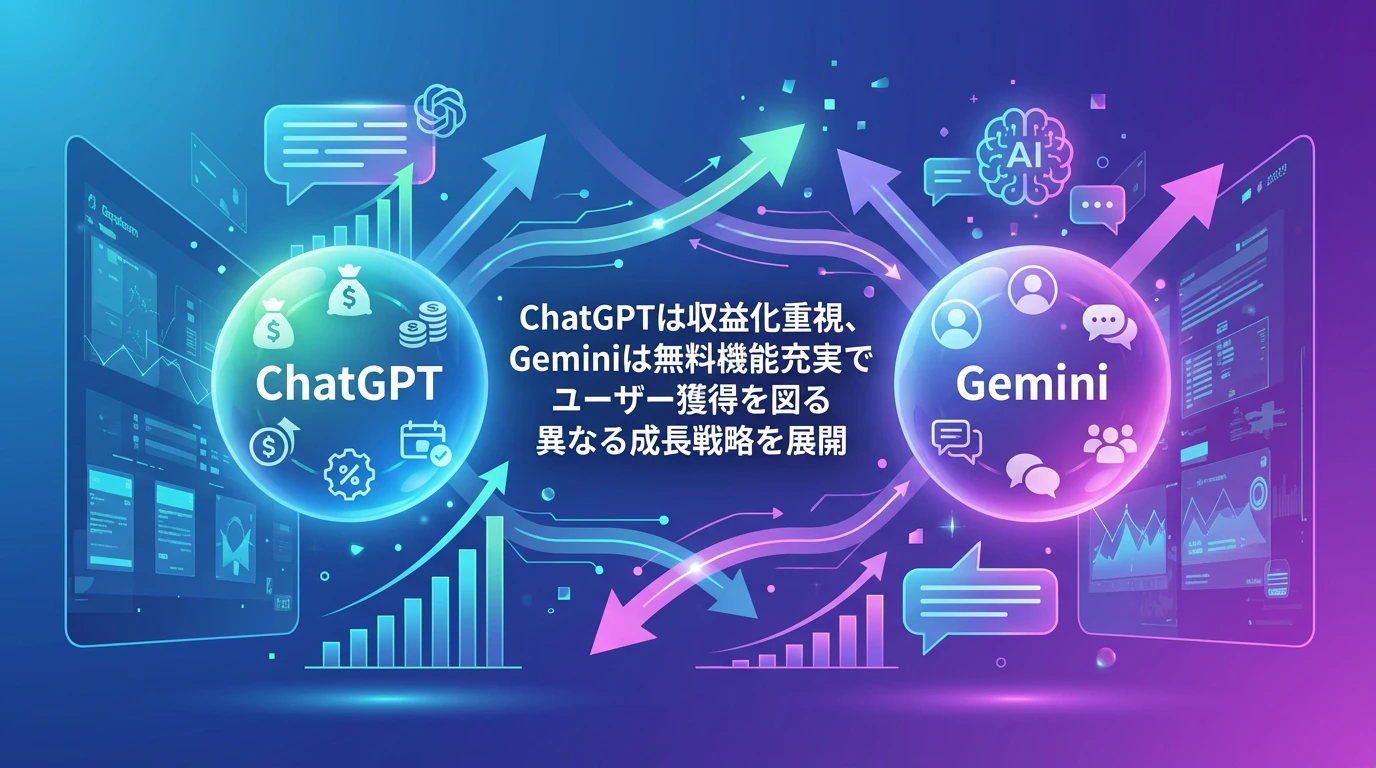 AI チャットボット市場の競争激化