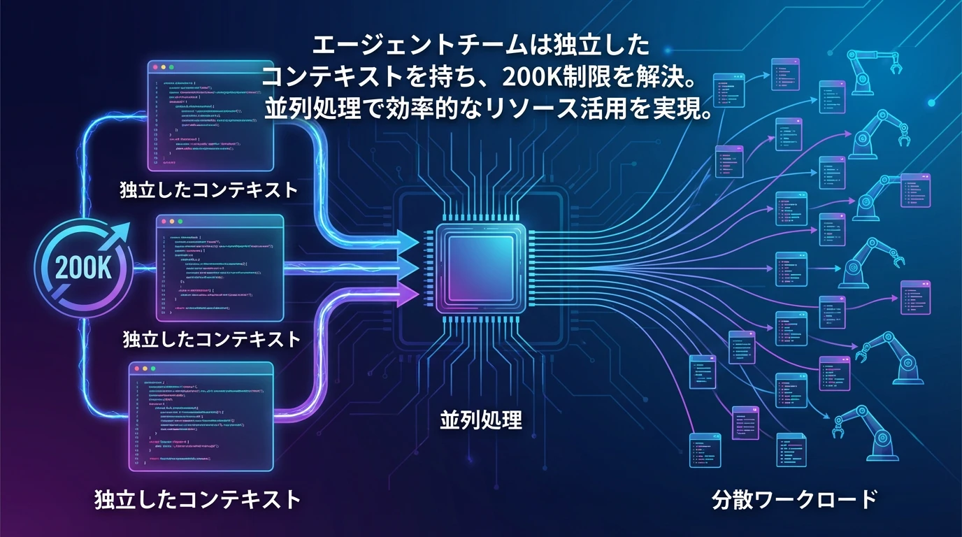 コンテキスト管理の革新：独立したコンテキストウィンドウの威力