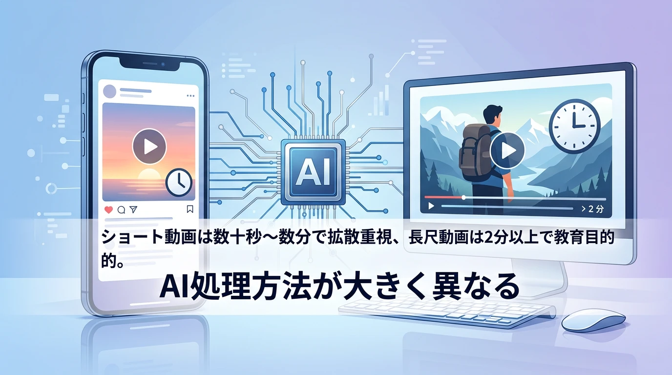 ショート動画と長尺動画、それぞれの定義