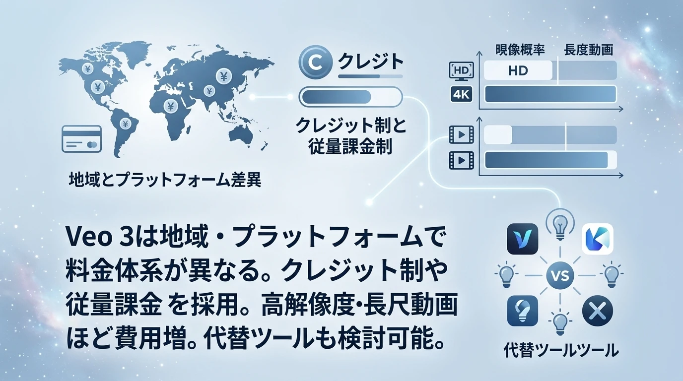 1. まずはここだけ読めばOK！Veo 3料金まとめ