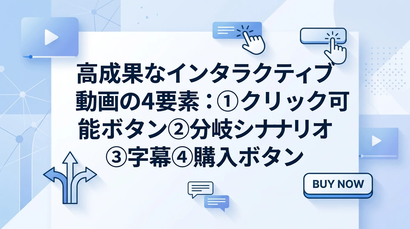 3. 成果を出すインタラクティブ動画の構成要素