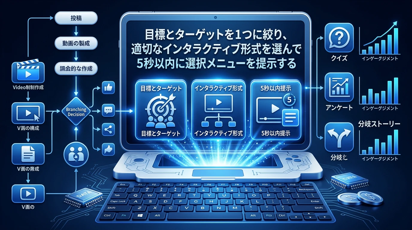 4. インタラクティブ動画の作り方｜6ステップ