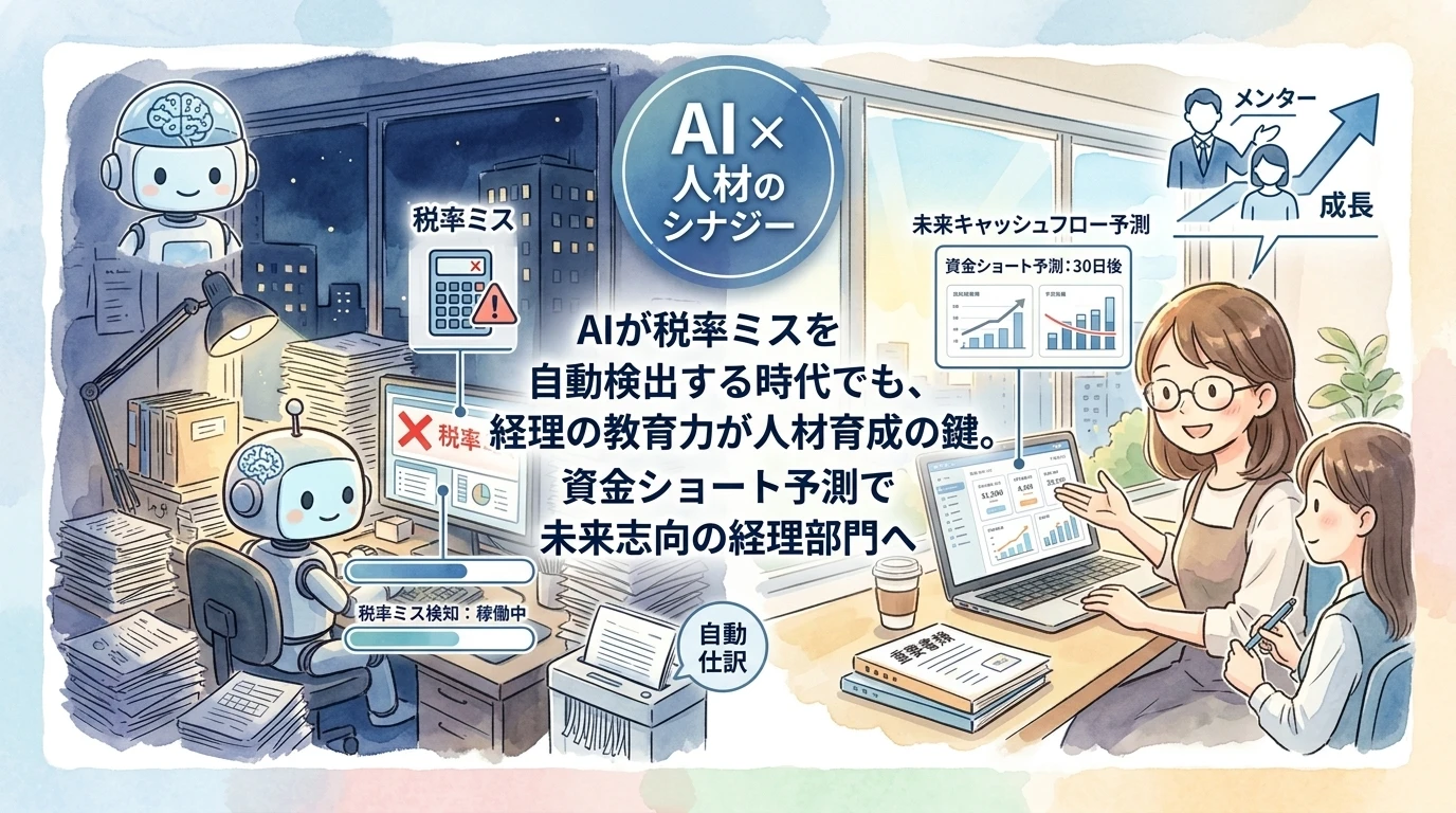 人が育つかどうかも、経理の設計力にかかってくる