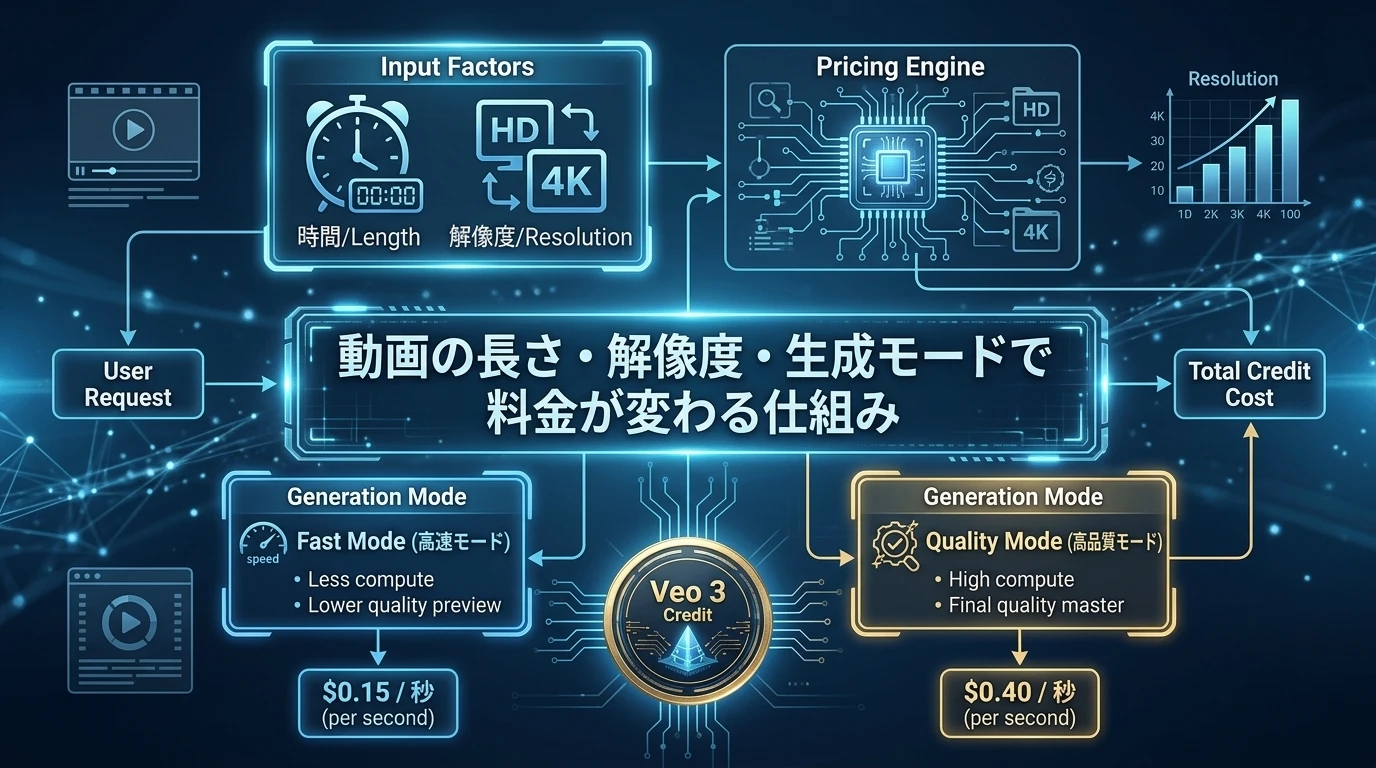 4. Veo 3の料金モデルの仕組み