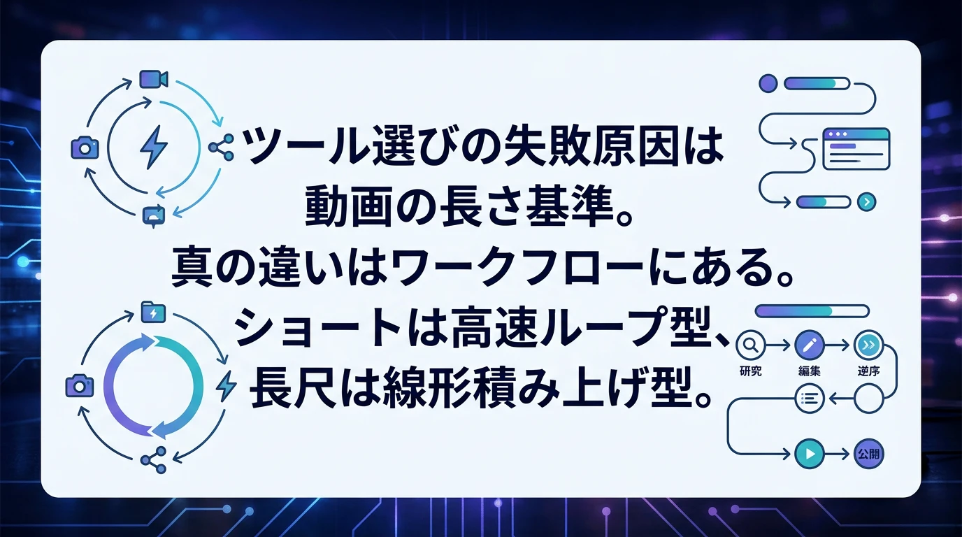 実はワークフローの違いが一番重要