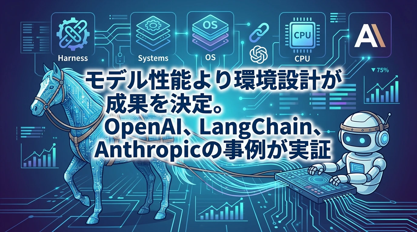 同じモデルでも、ハーネス次第で成果は劇的に変わる