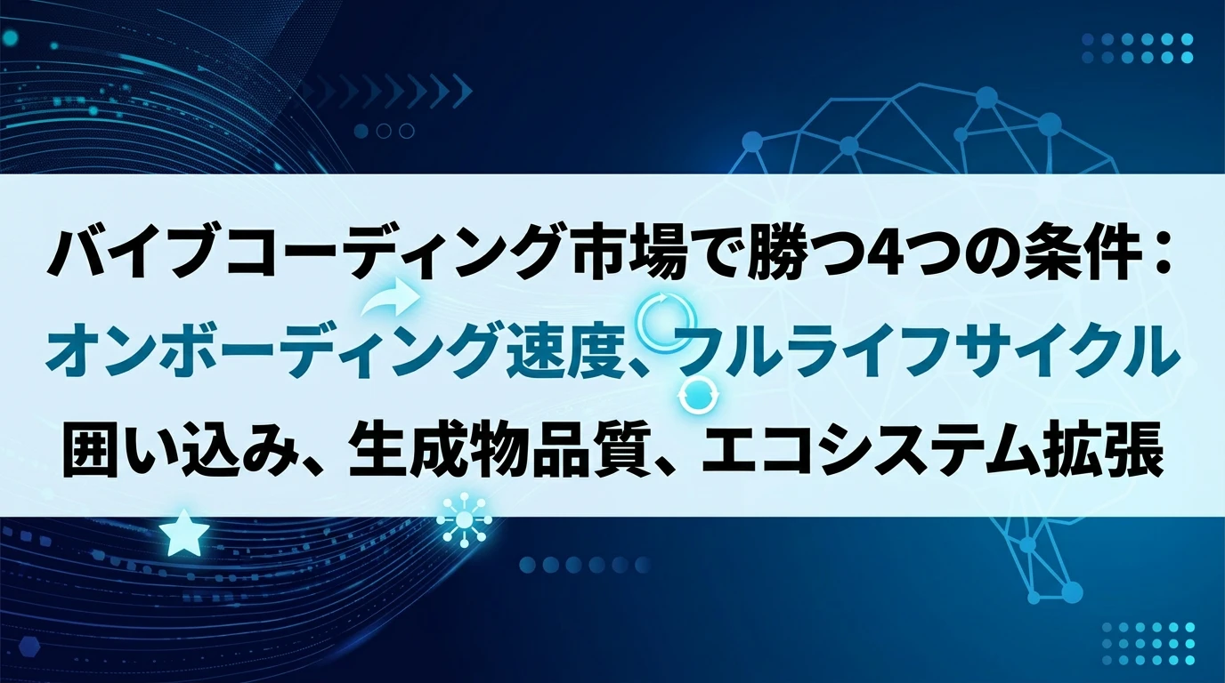 heading_06_20260316_081511 - 生成AIビジネス活用研究所 勝者の条件――バイブコーディング市場の「堀」は何か