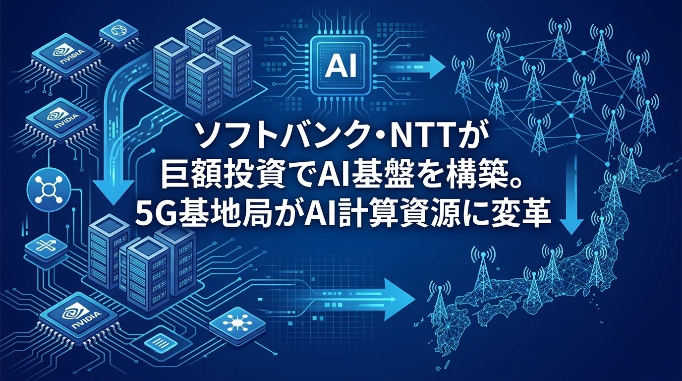 日本のAI基盤が一変した — ソフトバンクとNTTの巨額投資