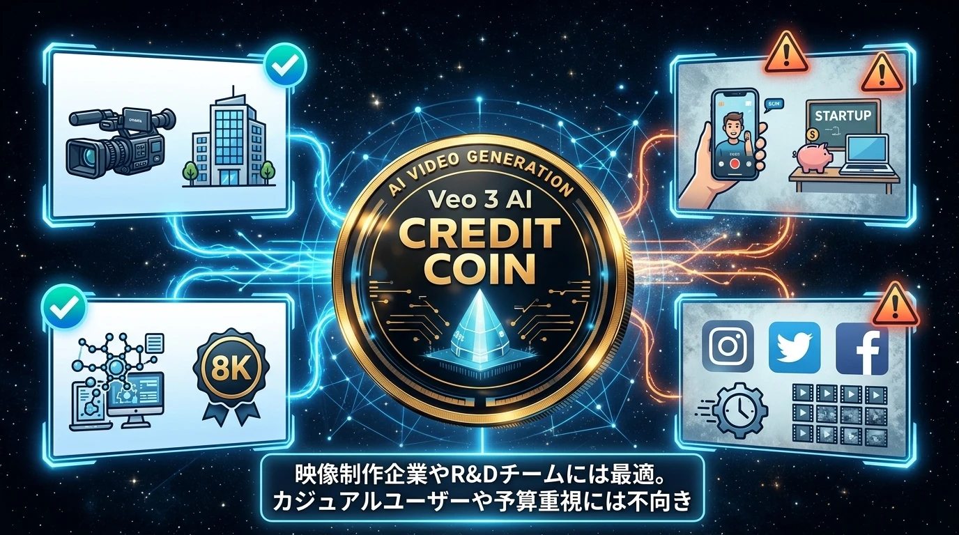 11. Veo 3はどんな人に向いている？