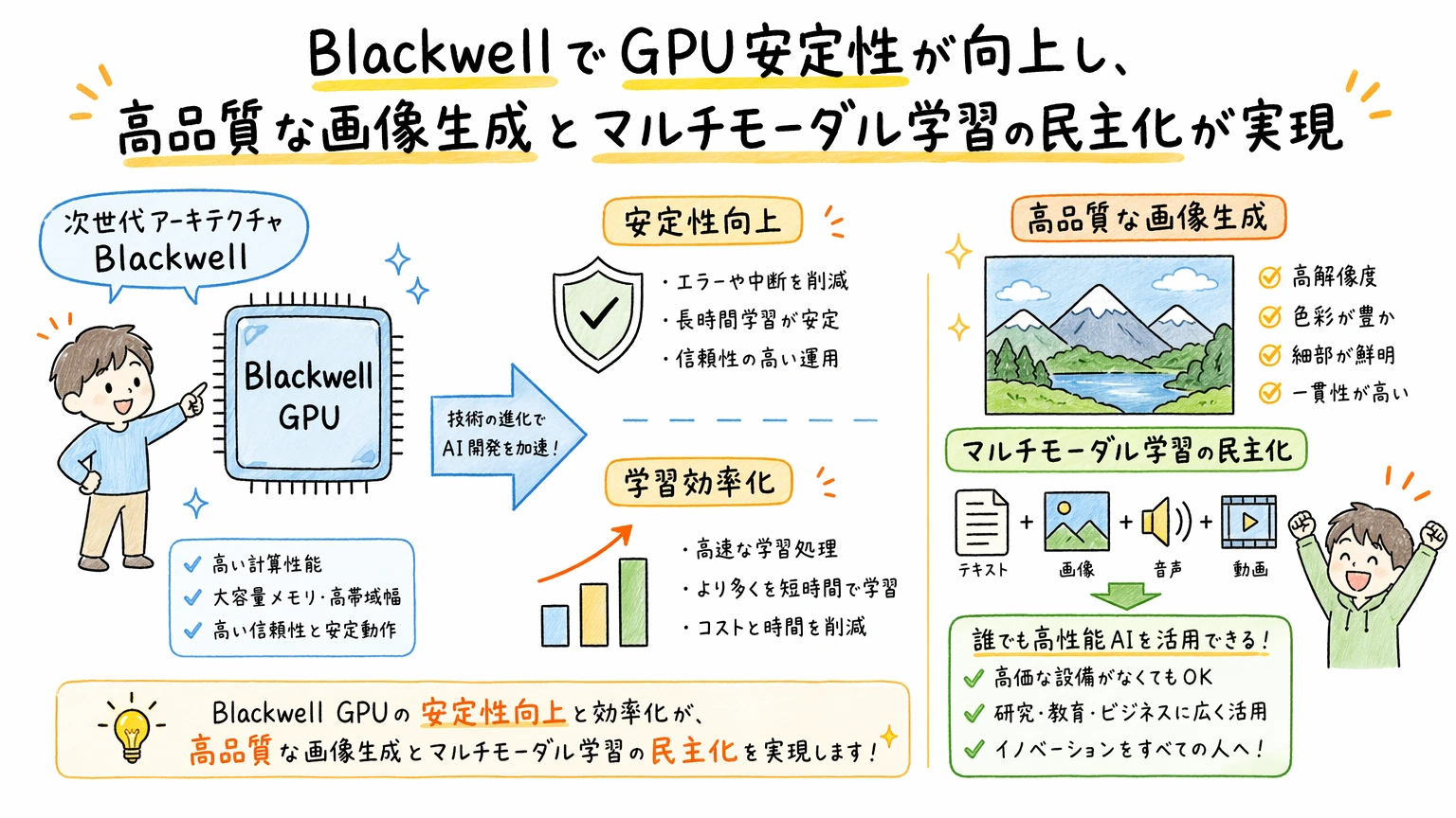 Blackwellが効いた。画像生成の跳ね上がりの裏側