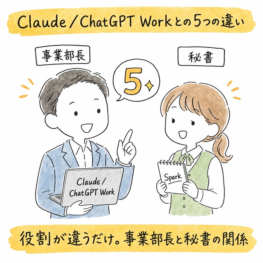 20260718_212852_Japanese_business_book_yurui_i_01 - 生成AIビジネス活用研究所 Claude Code/ChatGPT Workとの「5つの違い」