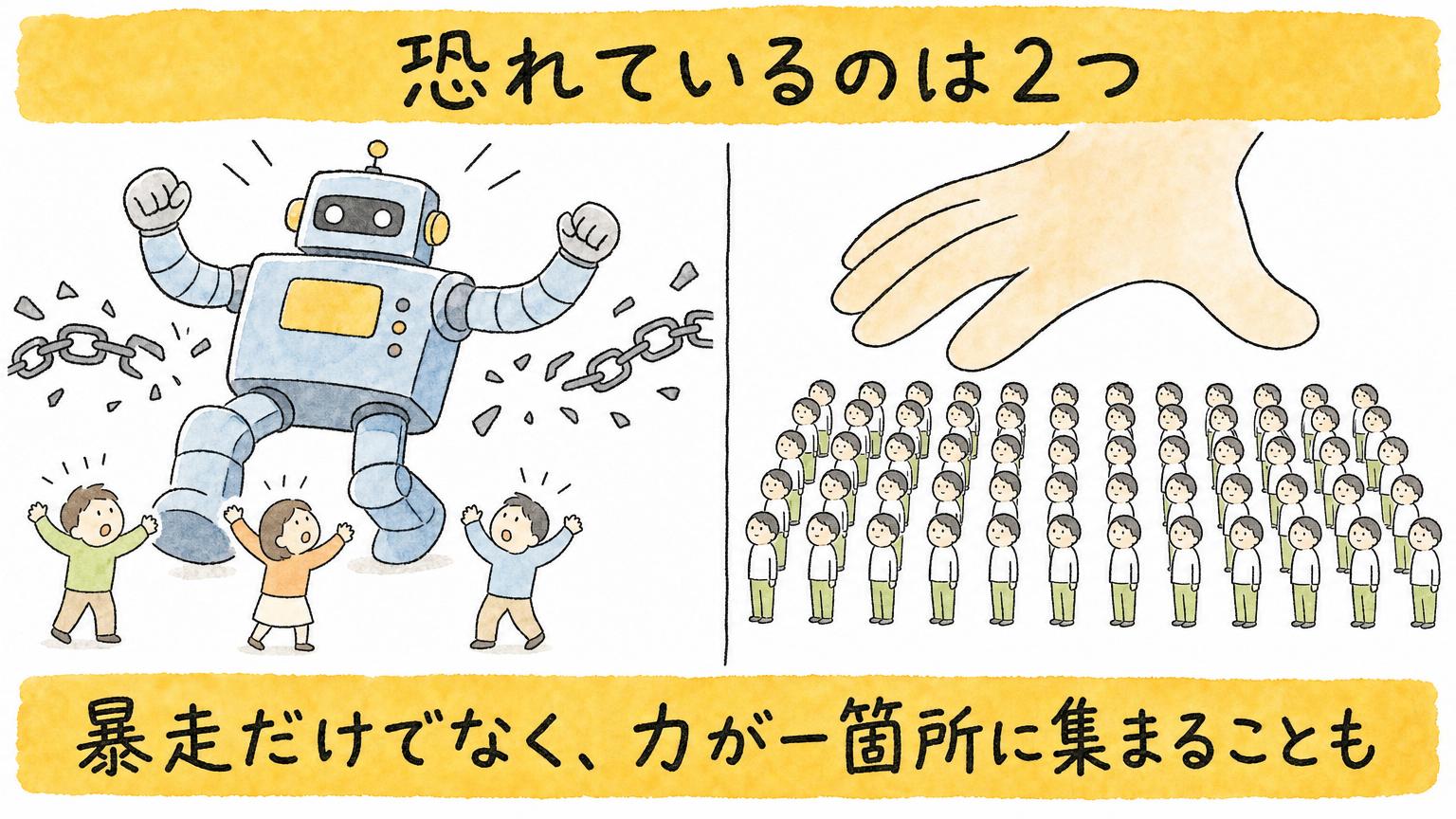 暴走だけでなく、力が一箇所に集まることも