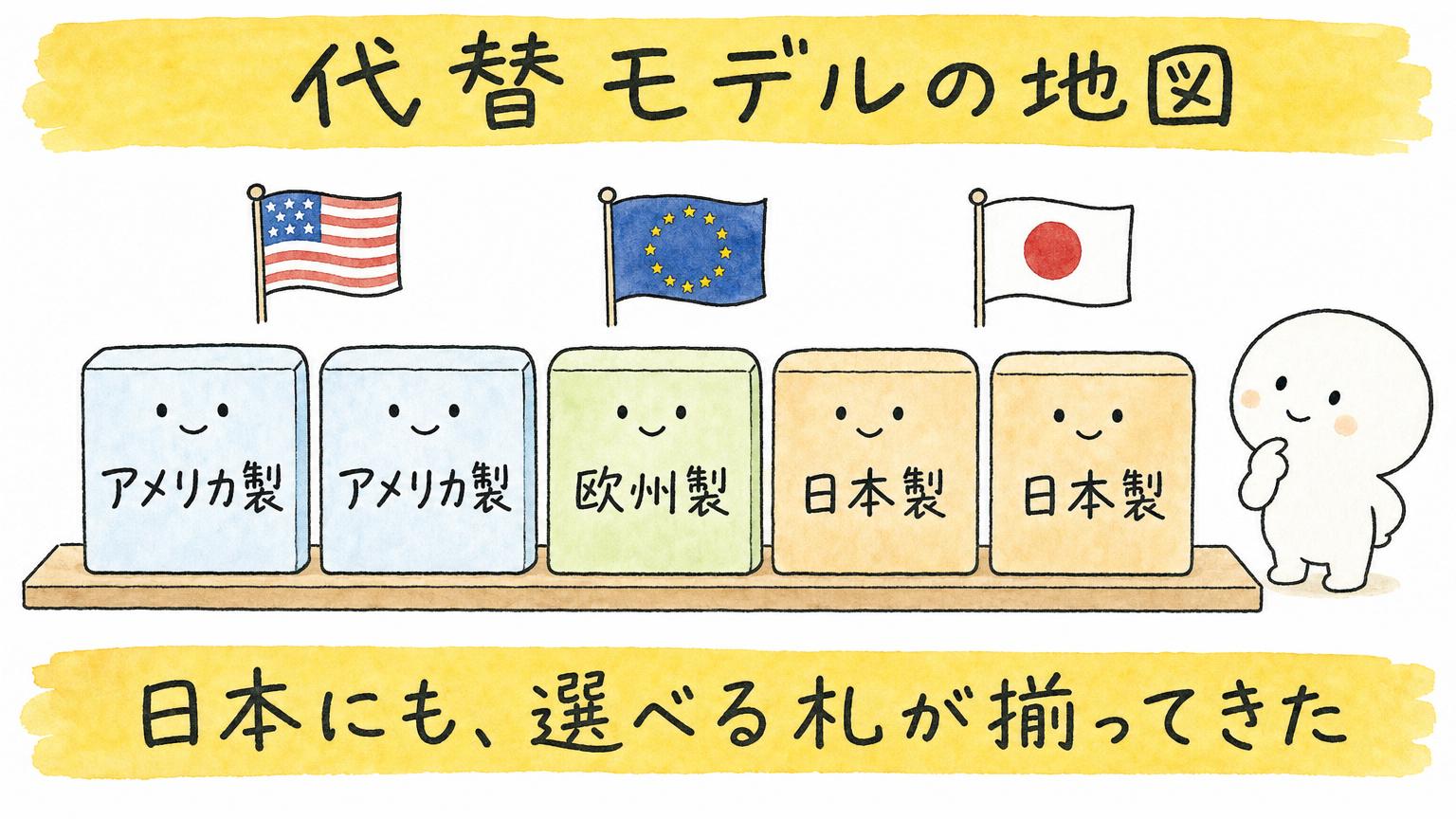 日本にも、選べる札が揃ってきた